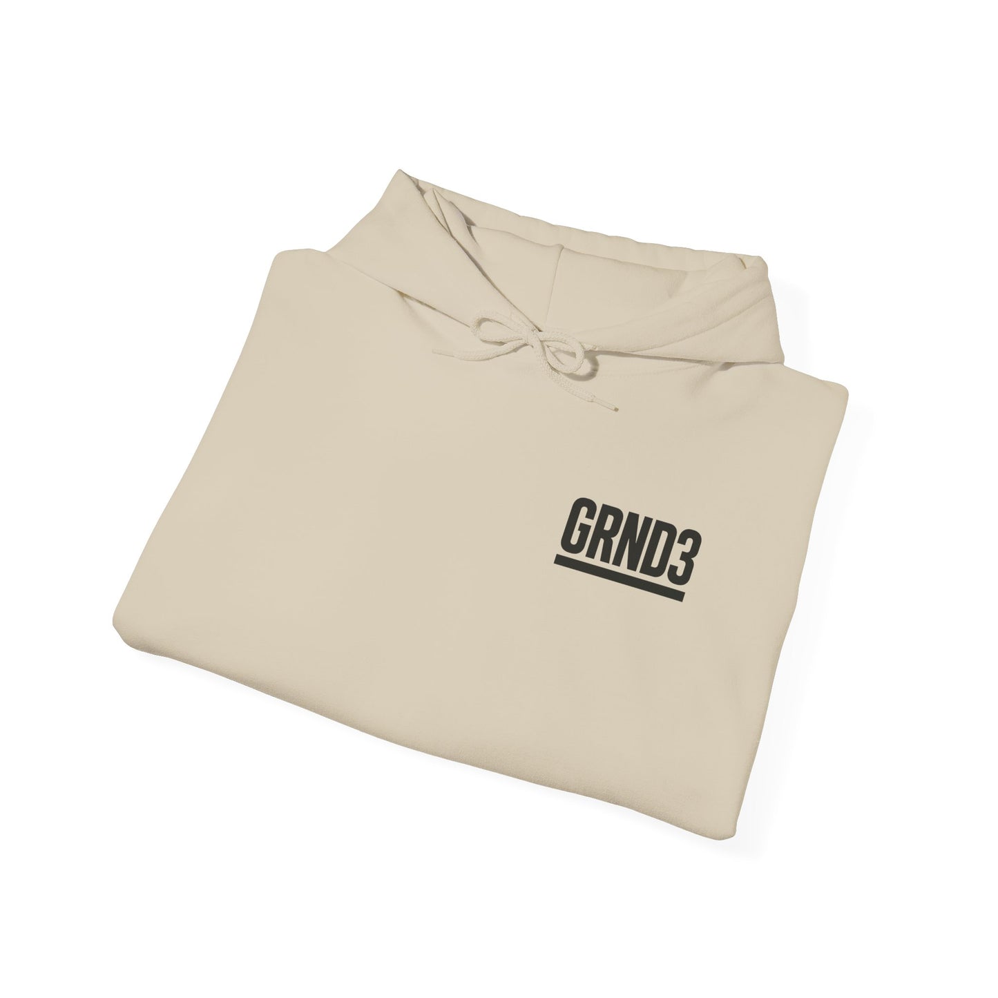 Chic Unisex Hoodie with GRND3 Design | Cozy Fashion, Streetwear Style, Hooded Sweatshirt, Gift for Him or Her, Perfect for Fall