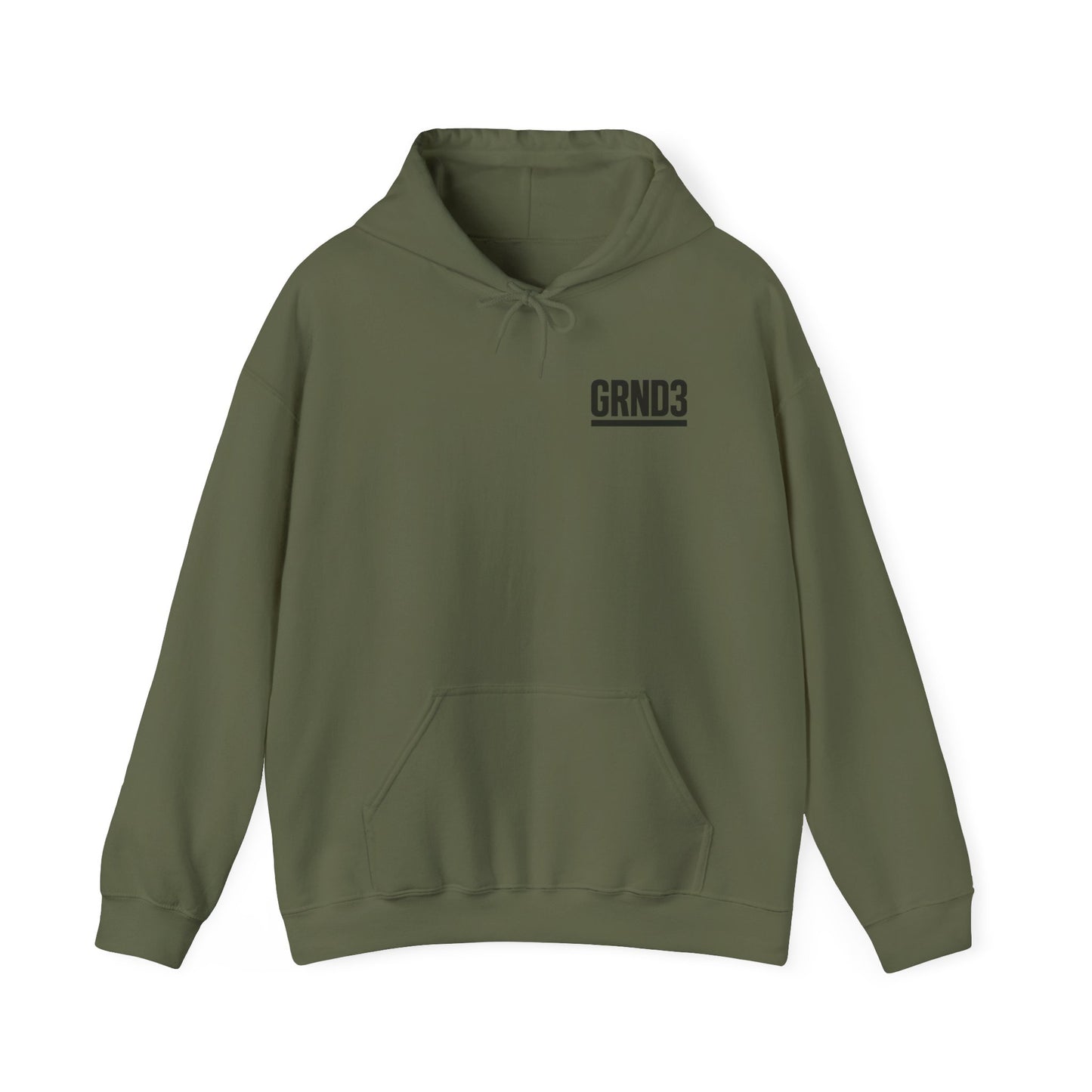 Chic Unisex Hoodie with GRND3 Design | Cozy Fashion, Streetwear Style, Hooded Sweatshirt, Gift for Him or Her, Perfect for Fall
