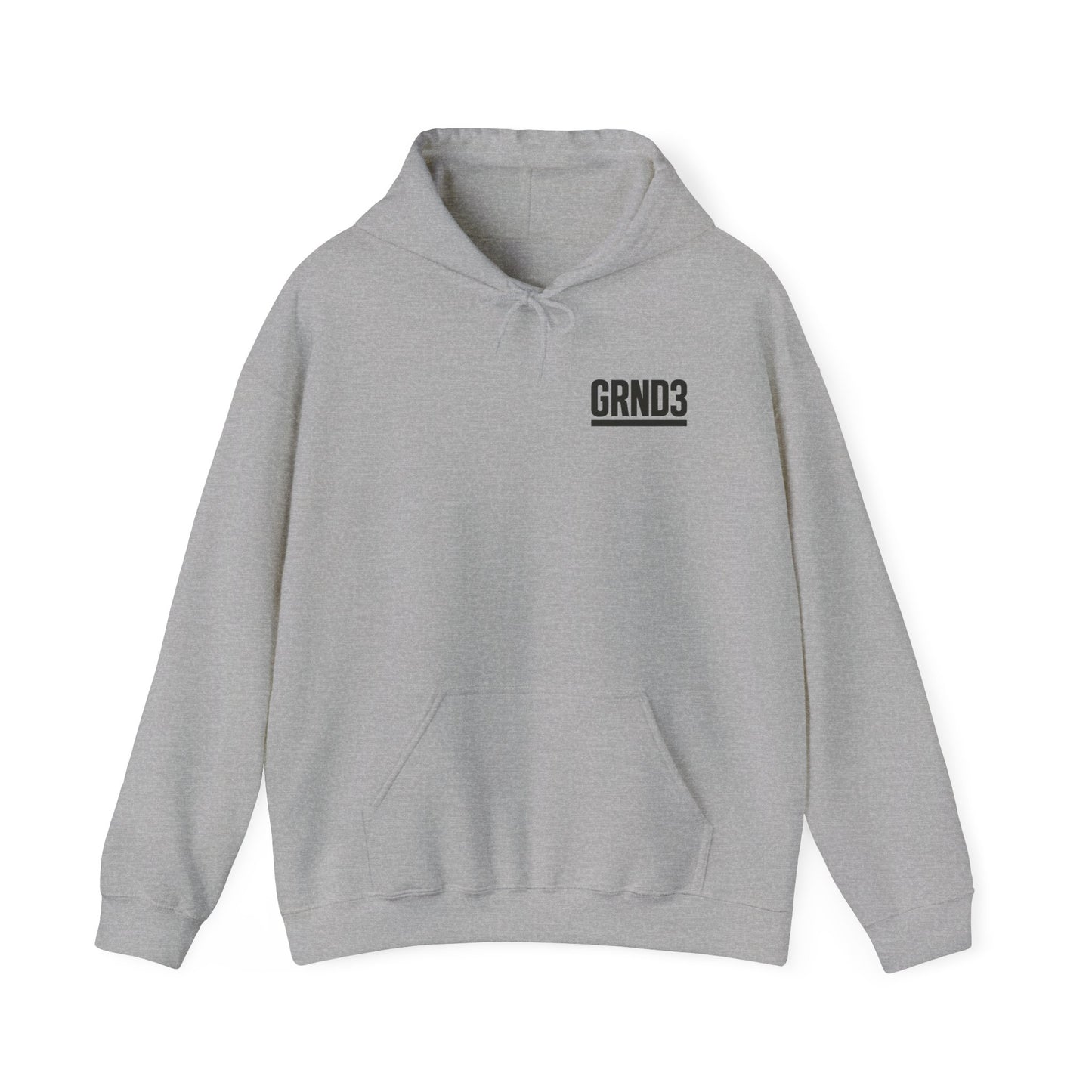 Chic Unisex Hoodie with GRND3 Design | Cozy Fashion, Streetwear Style, Hooded Sweatshirt, Gift for Him or Her, Perfect for Fall